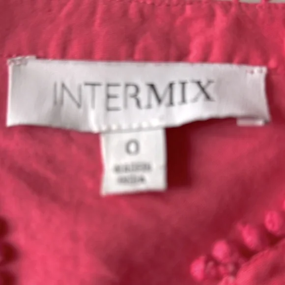 Intermix Women's Pink June Tassel 100% Cotton Romper Sz 0 - Picture 10 of 11